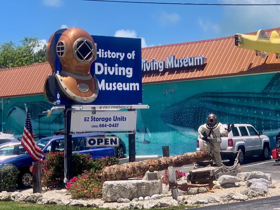 History of Diving Museum sign in Islamorada